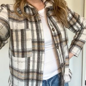 Melloday Plaid Shacket